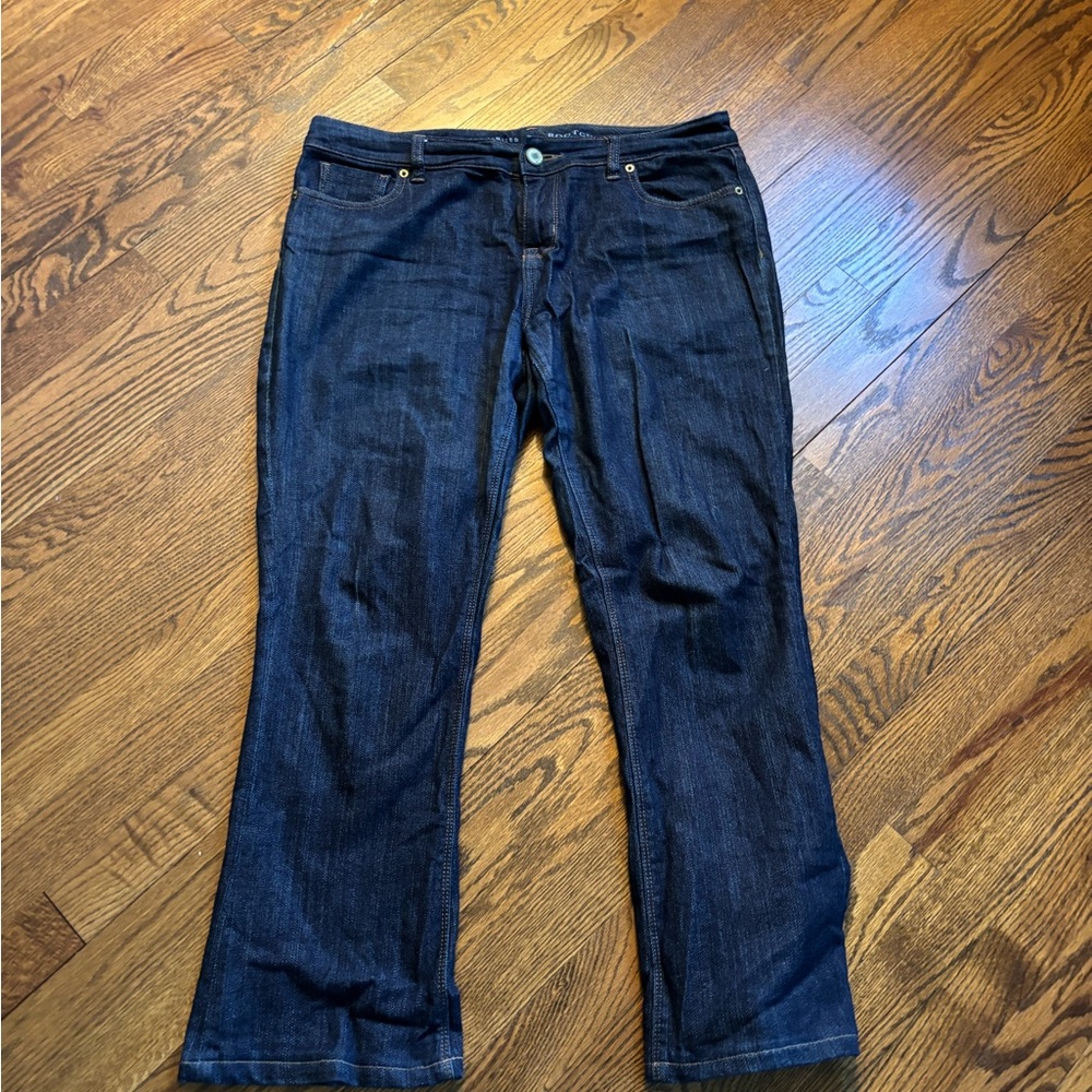 The Limited Dark Blue Flare Jeans